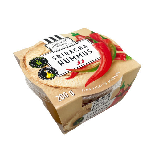 Humusas GOURMET CLUB, su Sriracha, 200 g