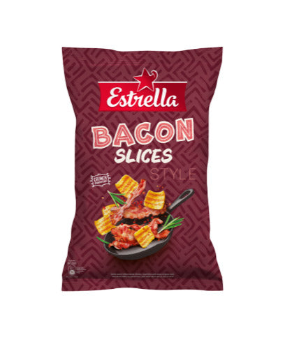 Kvietiniai traškučiai ESTRELLA, šoninės skonio,110 g