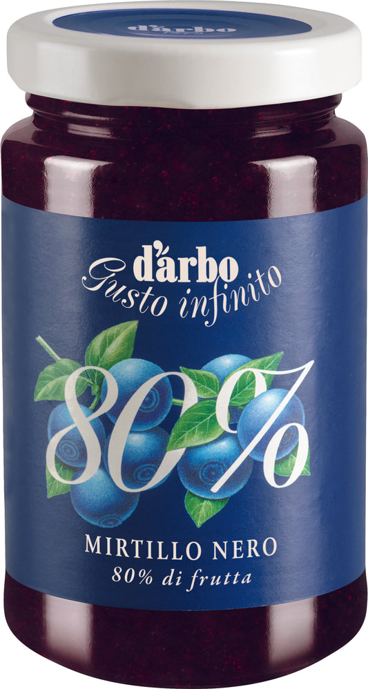 Mėlynių džemas D'ARBO, 80%, 250 g