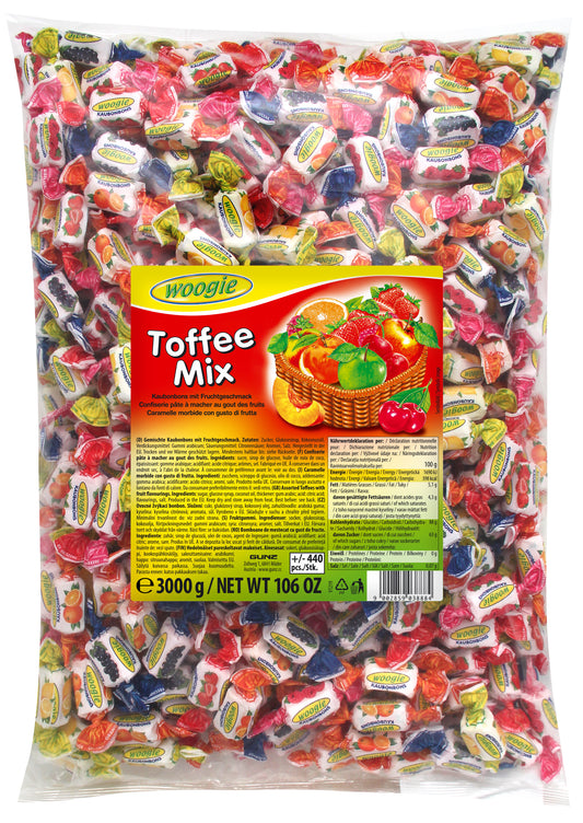 Saldainiai WOOGIE, Toffee mix, 3 kg