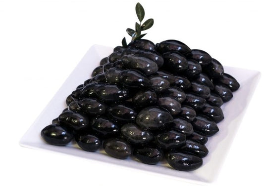 Didžiosios juodosios alyvuogės, TASTE LAND, su kauliukais, sūryme, 290g/160g