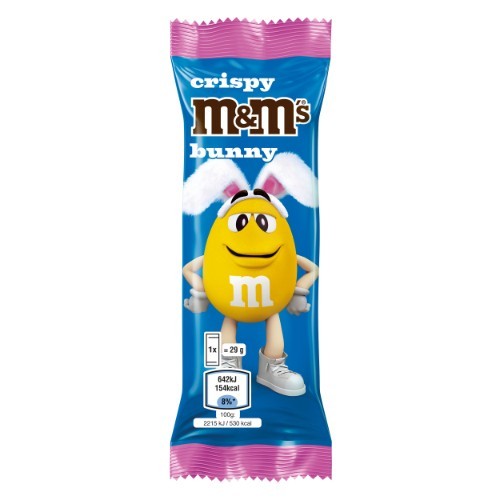 Šokoladinė figūrėlė M&M's Crispy Bunny, 29g