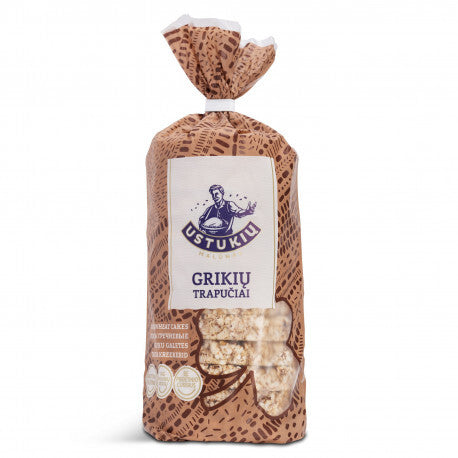 Grikių trapučiai USTUKIŲ MALŪNAS, 100g