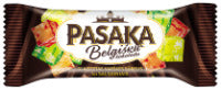 Glaistytas varškės sūrelis PASAKA, su belgišku šokoladu ir saldainiais, 20%, 40g