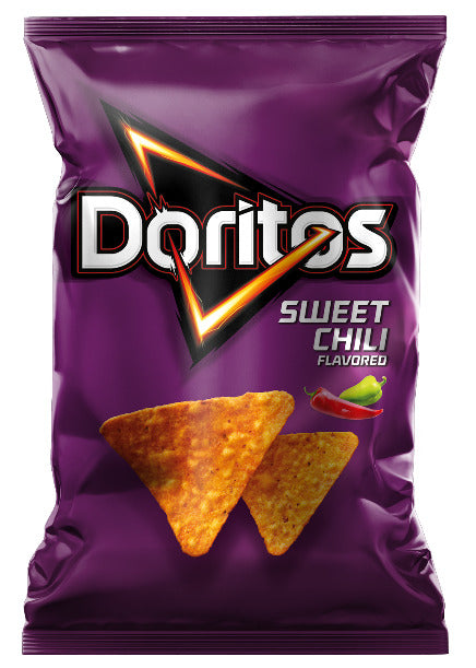 Kukurūzų traškučiai DORITOS saldžiųjų čili pipirų skonio, 100g