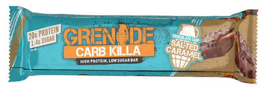 Baltyminis batonėlis GRENADE, sūdytos karamelės skonio, pieniškame šokolade, su saldikliais, 60 g