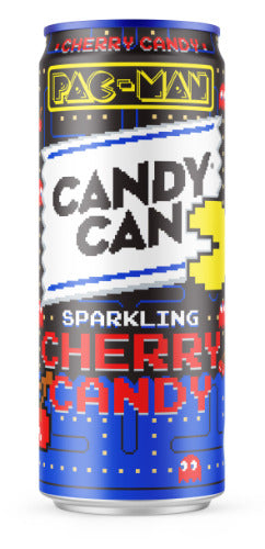 Carbonated soft drink CANDY CAN x Pac-Man Cherry Candy, 0.33 l