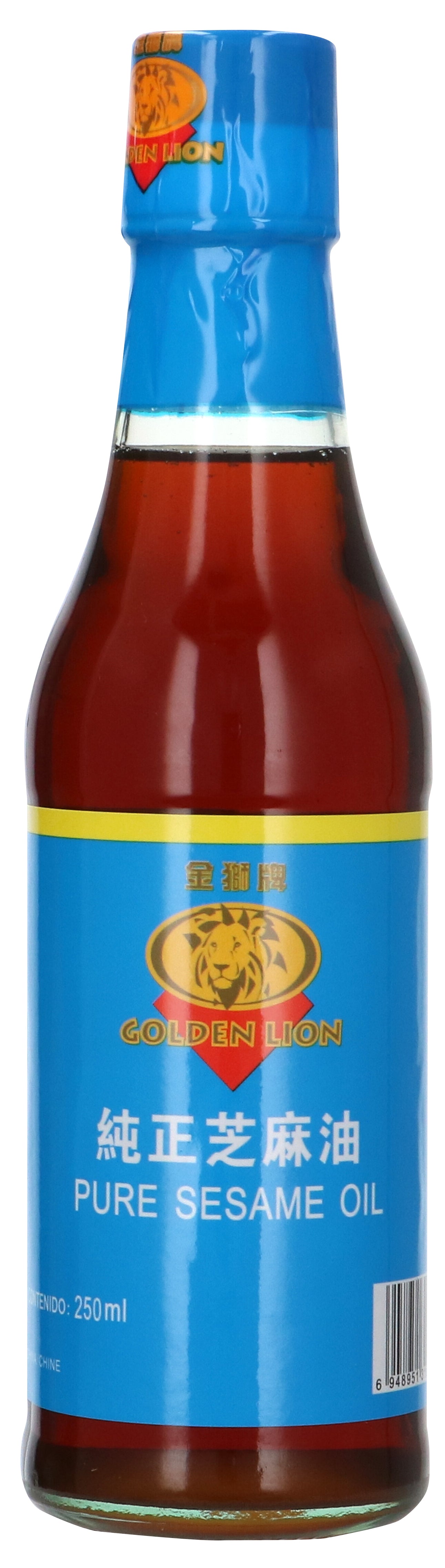 Kepintų sezamų aliejus GOLDEN LION, 250 ml
