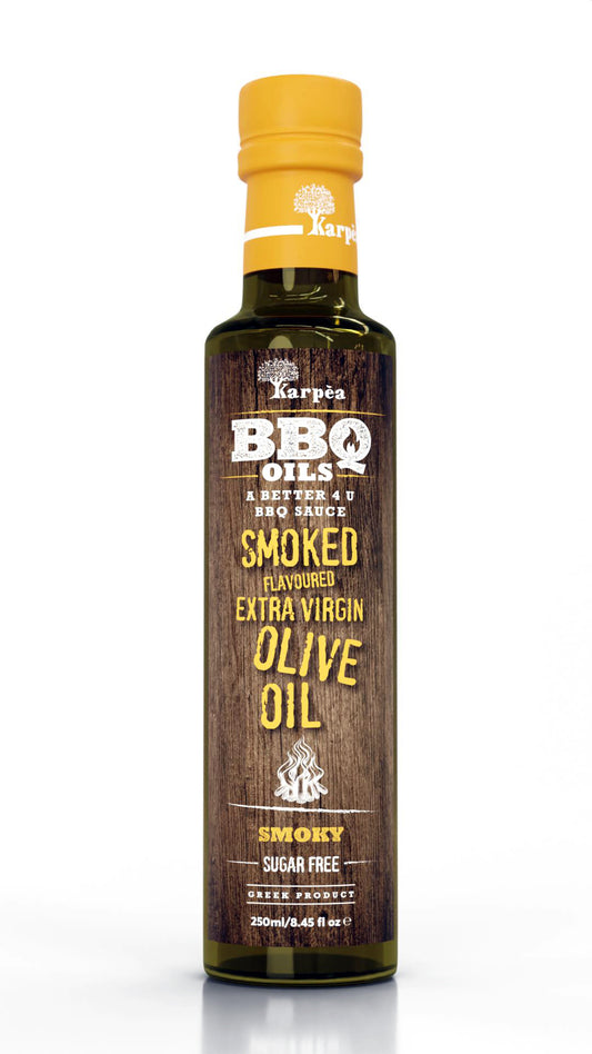 Alyvuogių aliejus KARPEA, BBQ, extra virgin, dūmo skonio, 250 ml