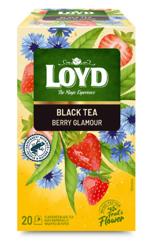 Juodoji arbata LOYD, uogų žavesys, 20x1,75 g