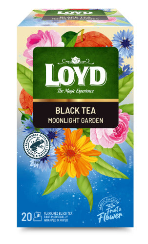 Juodoji arbata LOYD, mėnulio šviesos sodas, 20x1,75 g