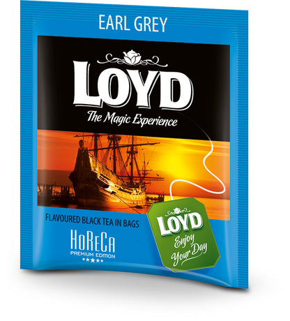 Black tea drink LOYD HORECA line Earl Grey, 500 x 1.7 g