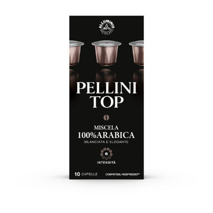 Coffee capsules PELLINI Top, 10x5.5g