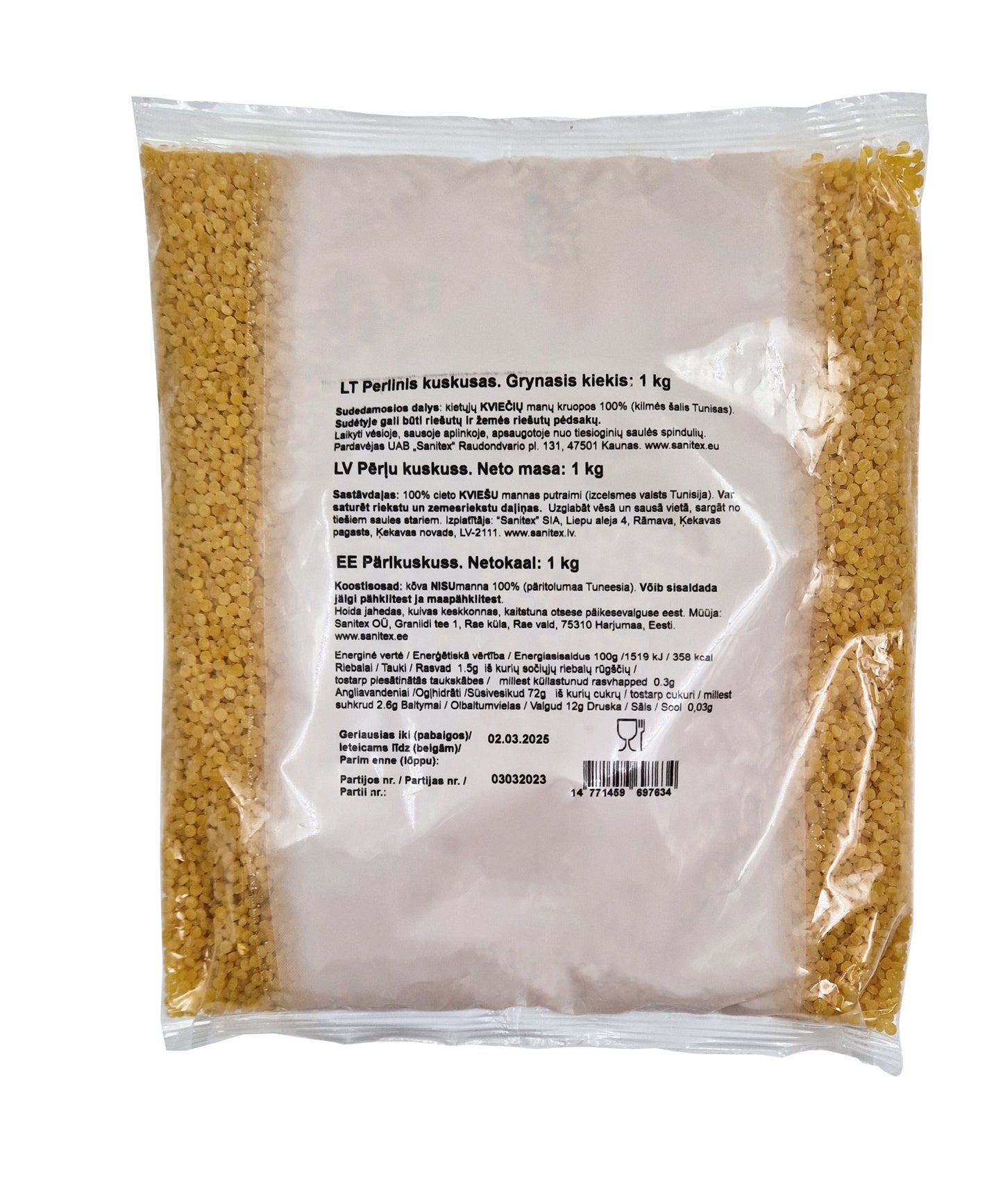 Perlinis kuskusas, 1 kg