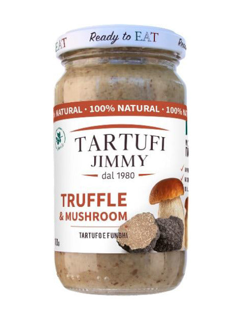 Trumų padažas TARTUFI JIMMY, Truffle & Mushroom, paruoštas valgymui, 180g