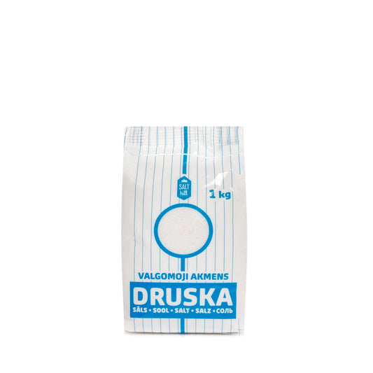 Valgomoji akmens druska SALT HILL, rupi, be jodo, 1 kg,