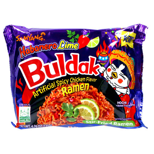 Ramenas SAMYANG, Hot Chicken Habanero Lime, 135g