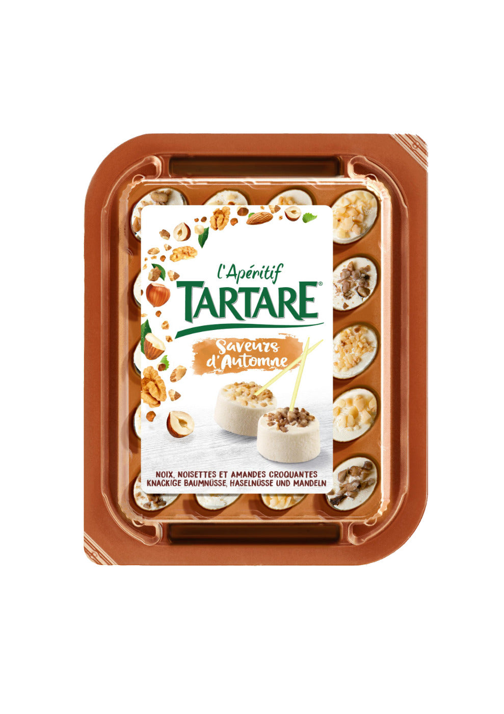 Varškės sūrio užkandis "Tartare l'Aperitif Nuts", 100 g