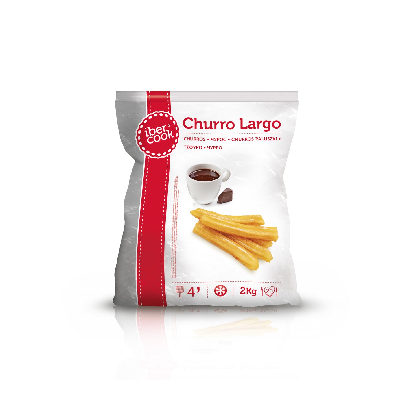 Frozen dessert CHURROS, straight, 2 kg