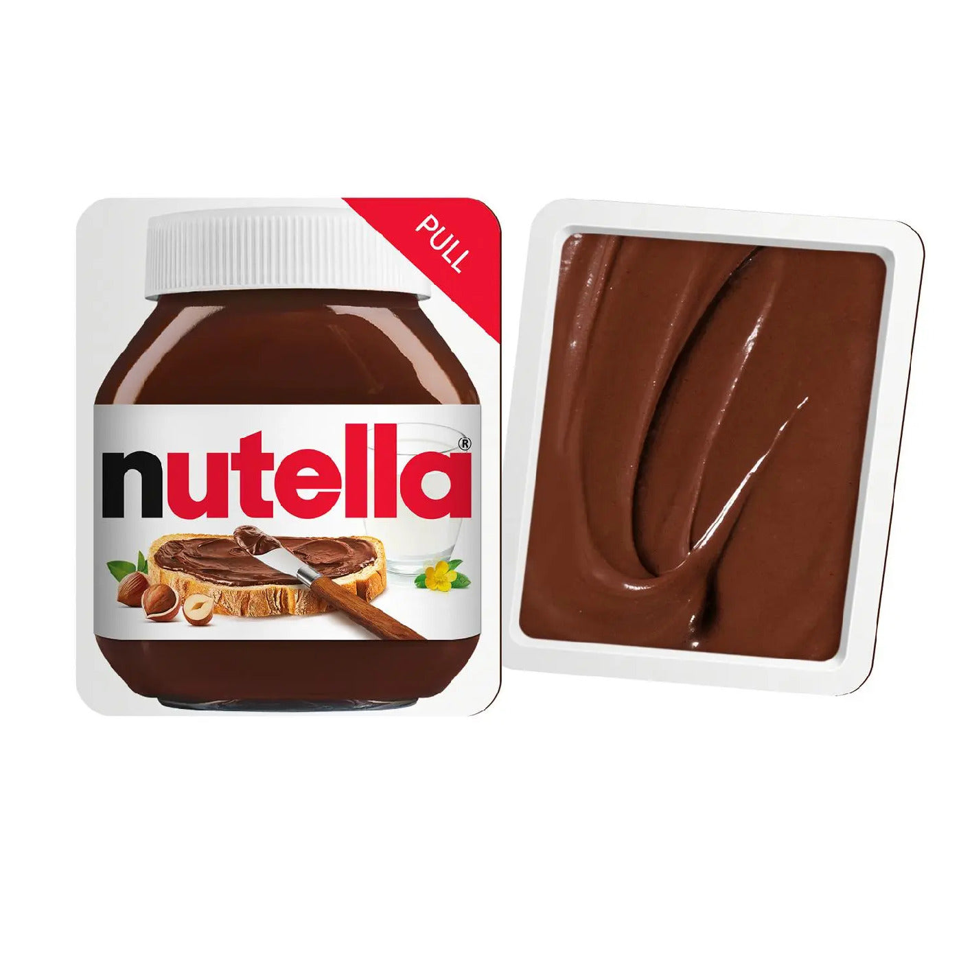 Spreadable cream NUTELLA, with hazelnuts and cocoa, 15g x 120pcs, 1.8kg