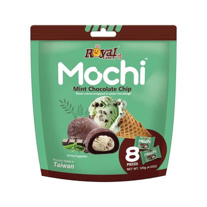 Močiai ROYAL FAMILY, mėtų ir šokolado skonio, 120 g