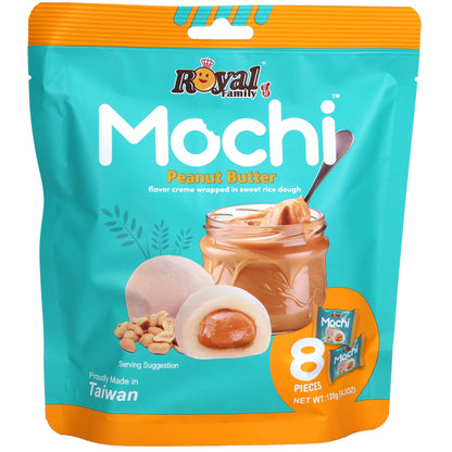 Mochi ROYAL FAMILY, peanut butter flavor, 120 g