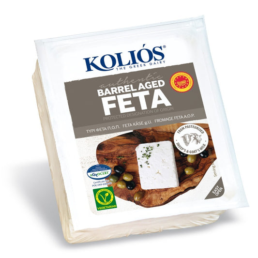 Feta cheese KOLIOS, PDO, barrel-aged, vacuum-packed, 200g