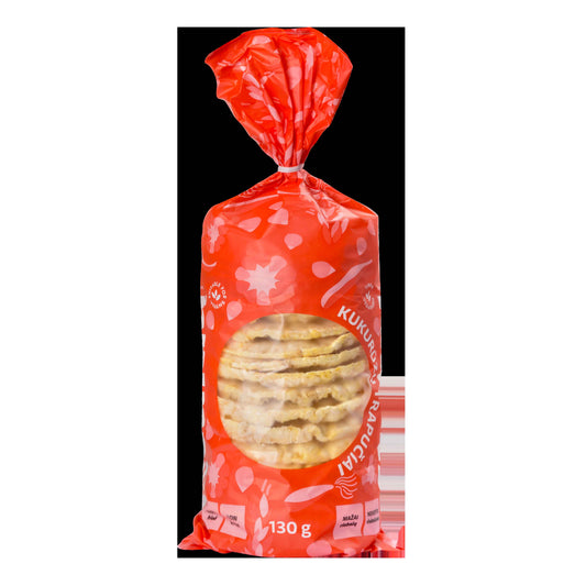 Corn crackers USTUKIų MILL, 130 g
