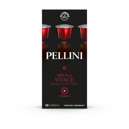 Coffee capsules PELLINI Vivace, 10x5.5g