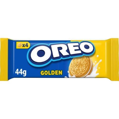Sausainiai OREO Golden su vanilės skonio įdaru, 44 g