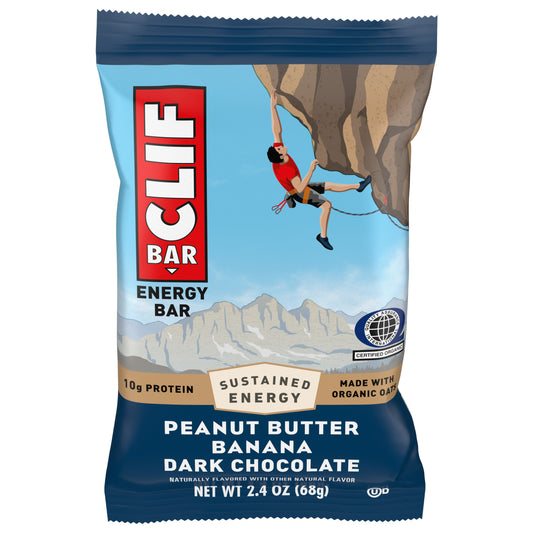 Energinis batonėlis, CLIF, su riešutų sviestu, bananu ir juoduju šokoladu  68 g.