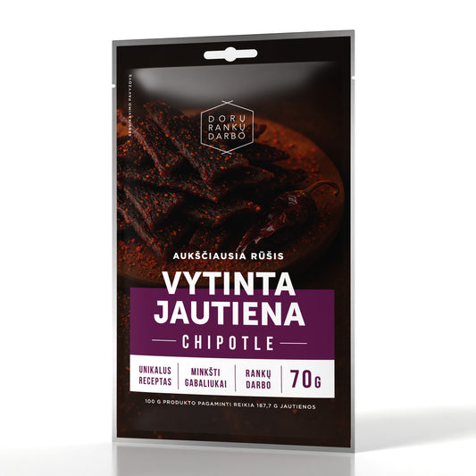 Vytinta jautiena Chipotle, DORA, 70 g