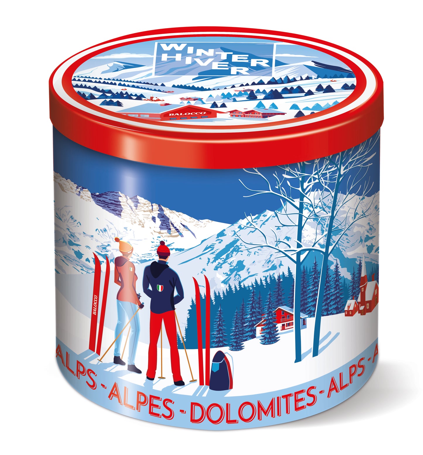 Cake, BALOCCO, PANETTONE, classic, in a tin box 750 g