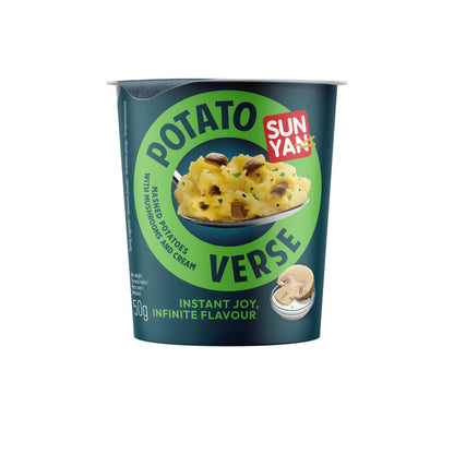 Mashed potatoes SUN YAN POTATO VERSE with mushrooms, jar, 50g