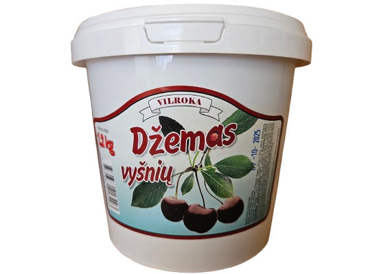 Vyšnių džemas VILROKA, 1,2 kg