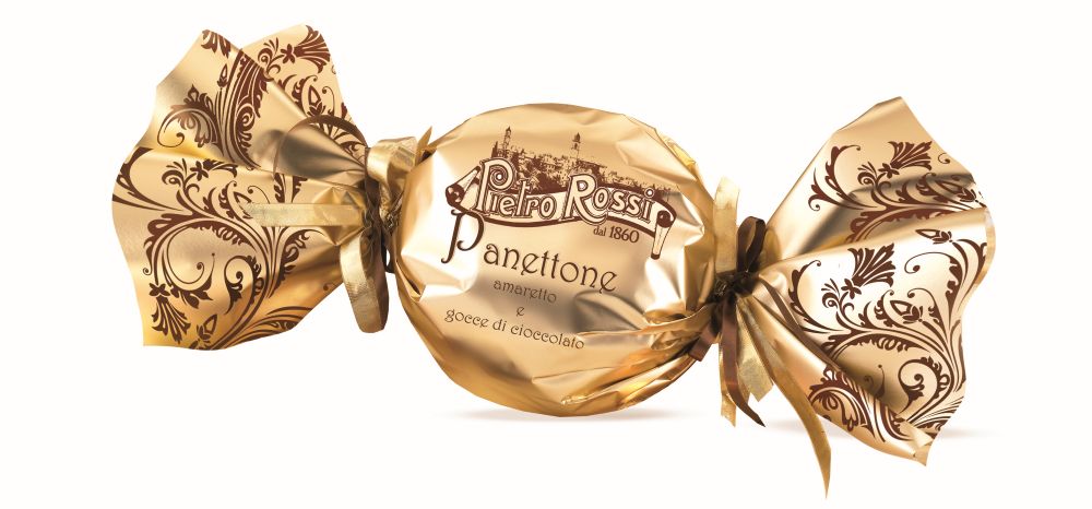 Pyragas PIETRO ROSSI, Panettone su amaretu ir šokolado gabaliukais, 1000 g