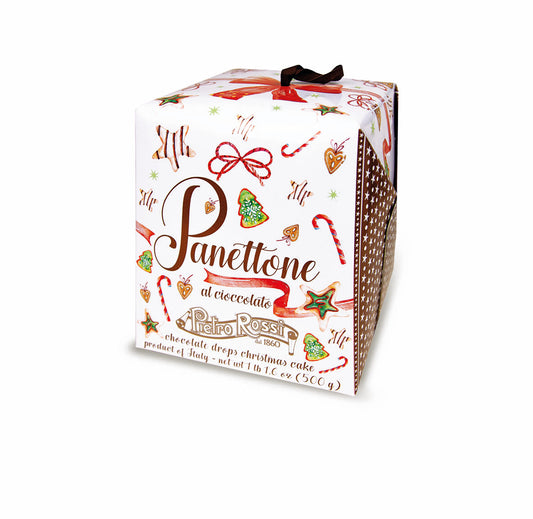Pyragas PIETRO ROSSI, Panettone, su šokolado gabaliukais, 500 g