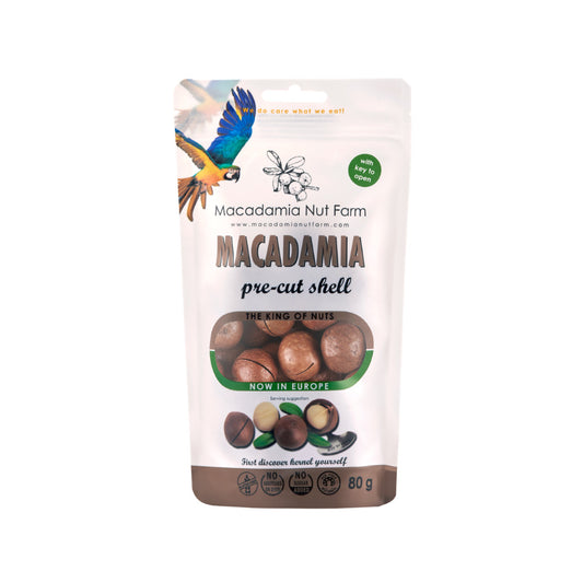 Macadamia nuts MACADAMIA NUT FARM, in shell, sliced, 80 g