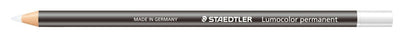 Dry permanent marker STAEDTLER LUMOCOLOR, white.