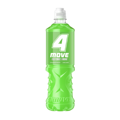 Izotoninis gėrimas 4 MOVE žaliųjų citrinų ir mėtų skonio, 750 ml
