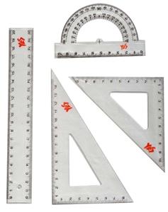 Ruler set YES 4 pcs, ruler 20 cm