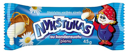 Glazed cottage cheese NYKŠTUKAS, with condensed milk, 21%, 45 g