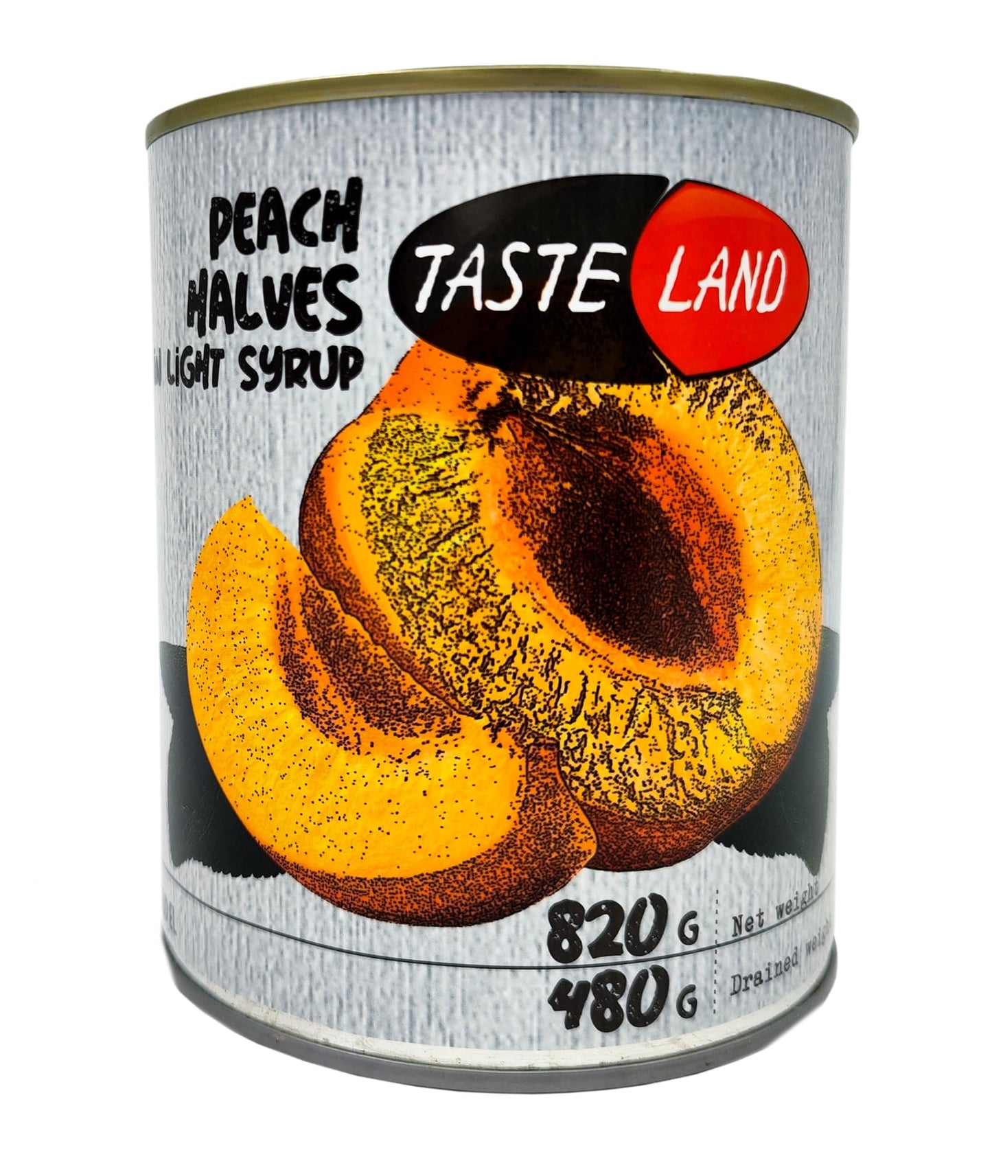 Konservuotos persikų puselės BIG SUN, 822 g / 480 g