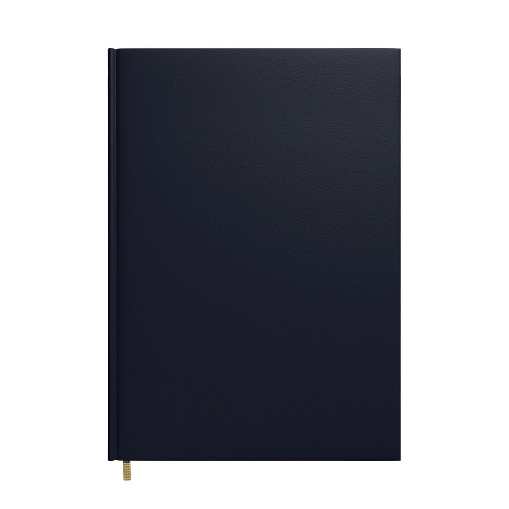 Calendar FUTURA VIP 2026, A4, PU, ​​blue, gold edges