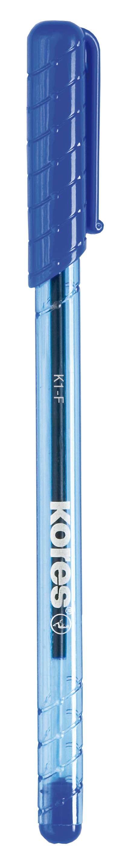 Ballpoint pen KORES K1 F, 1.0 mm, blue ink