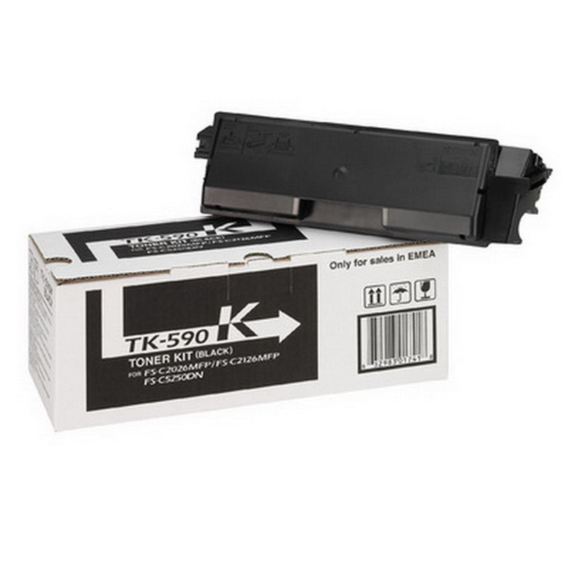 Kyocera TK-590 (1T02KV0NL0), juoda kasetė lazeriniams spausdintuvams, 7000 psl.