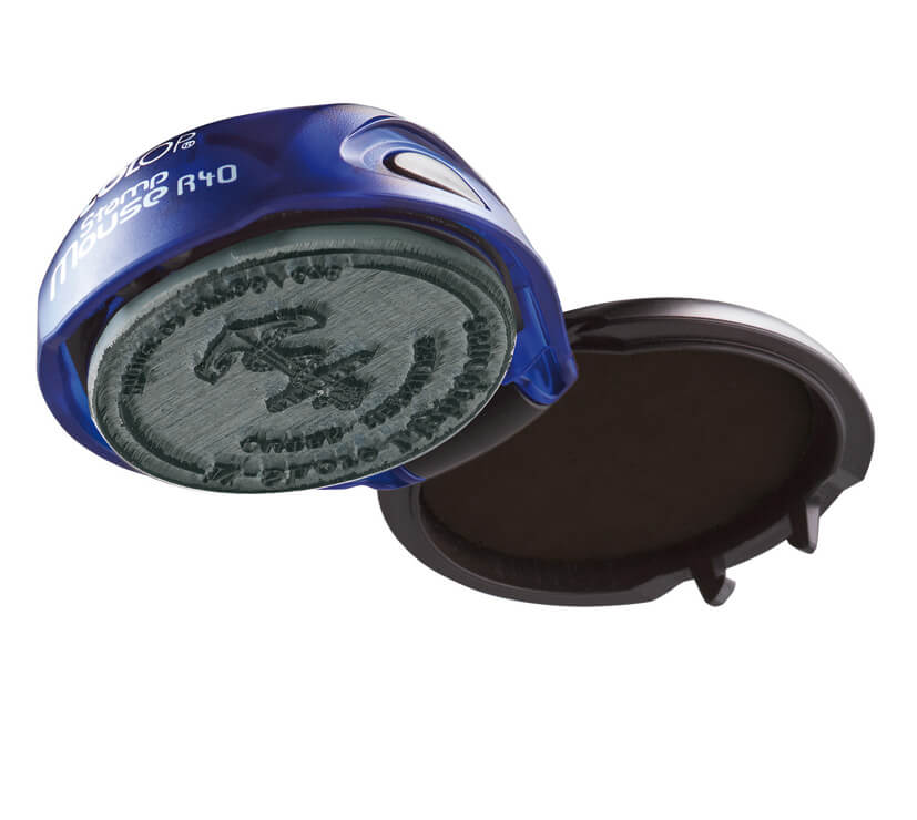 Mouse R40 stamp with polymer