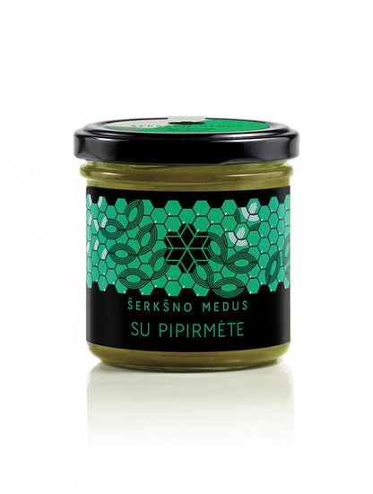 Honey SHERKŠNO, with peppermint, 200 g