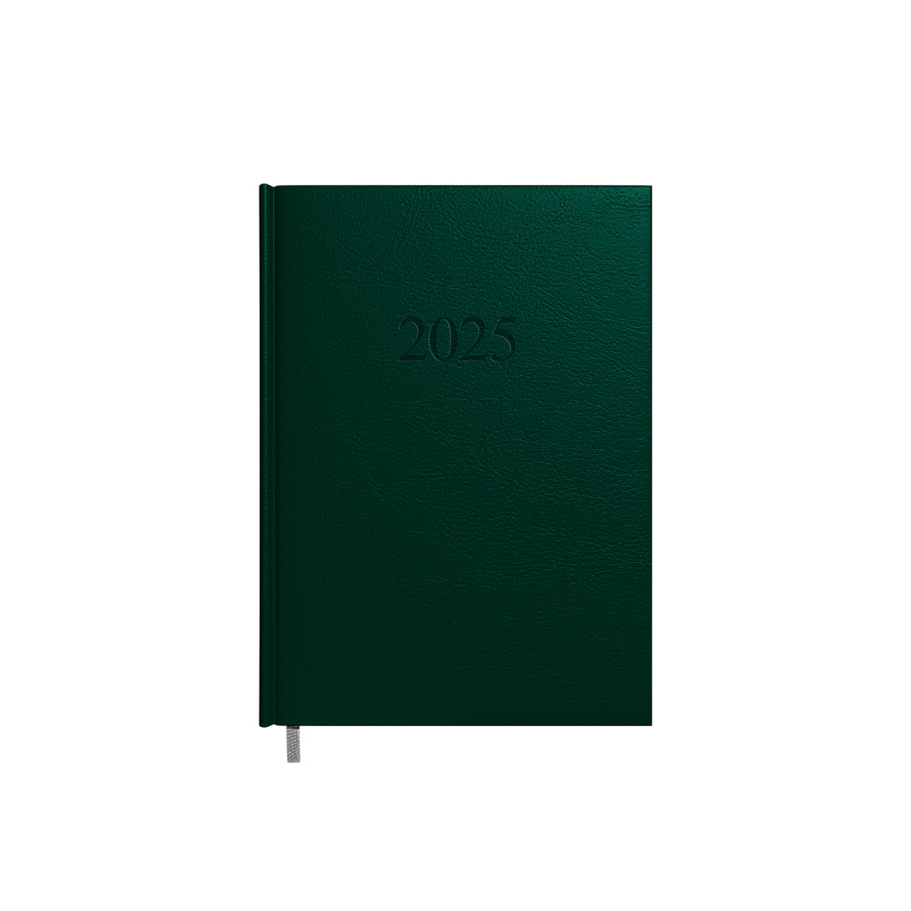 Calendar MANAGER Day 2026, A5, PU, ​​dark green