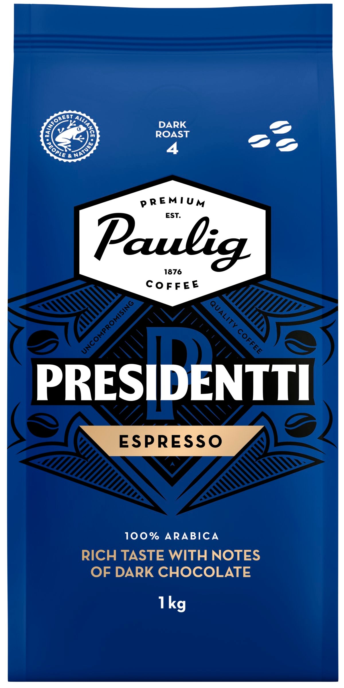 Coffee beans PAULIG PRESIDENTTI Espresso, 1 kg